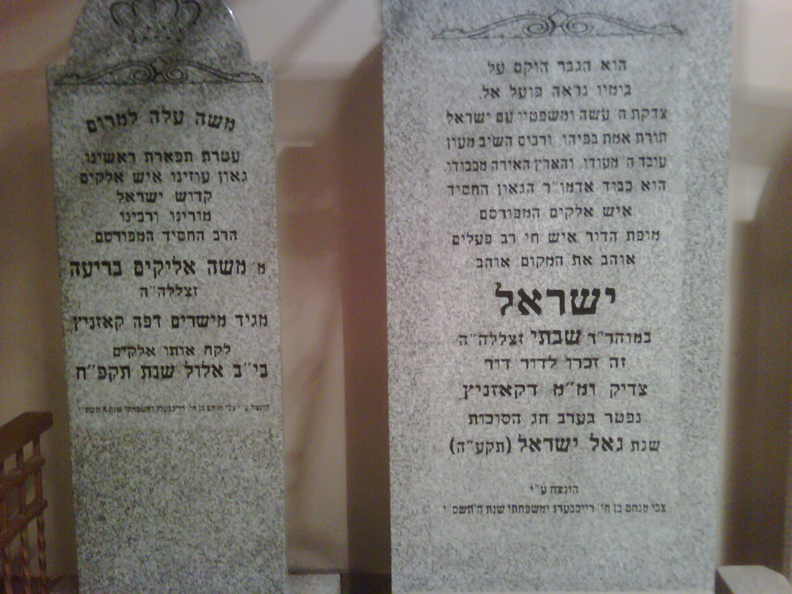 Rabbi Yisroel (Israel) Hopstein